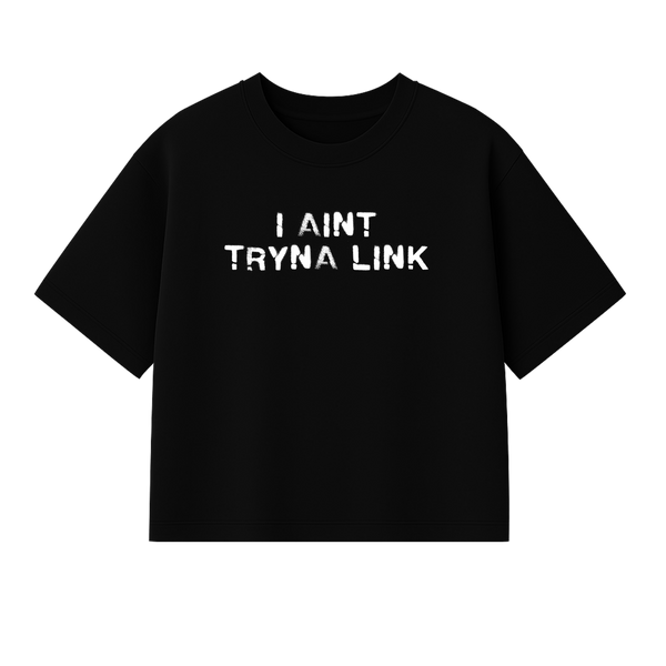 Aint Tryna Link Boxy Heavy Tee