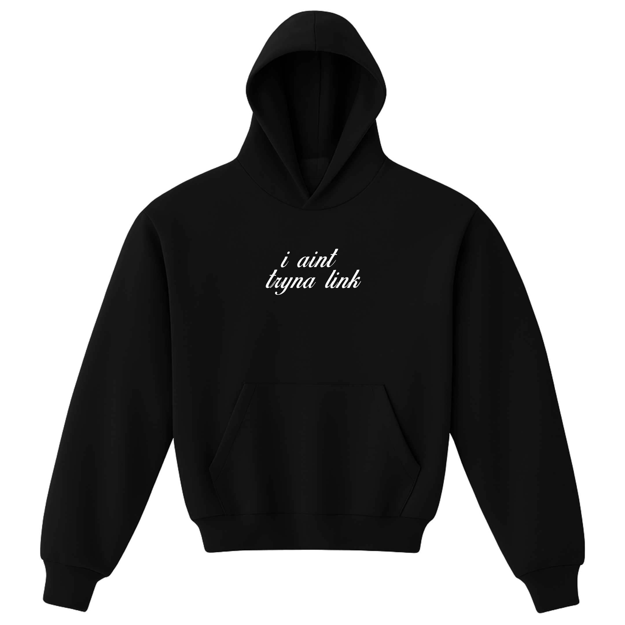 Aint Tryna Link Script Hoodie