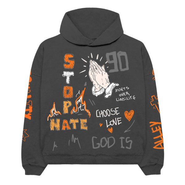 Assets Over Liabilities Ultra Heavy Hoodie - Asphalt