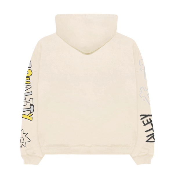 Assets Over Liabilities Ultra Heavy Hoodie - Creme