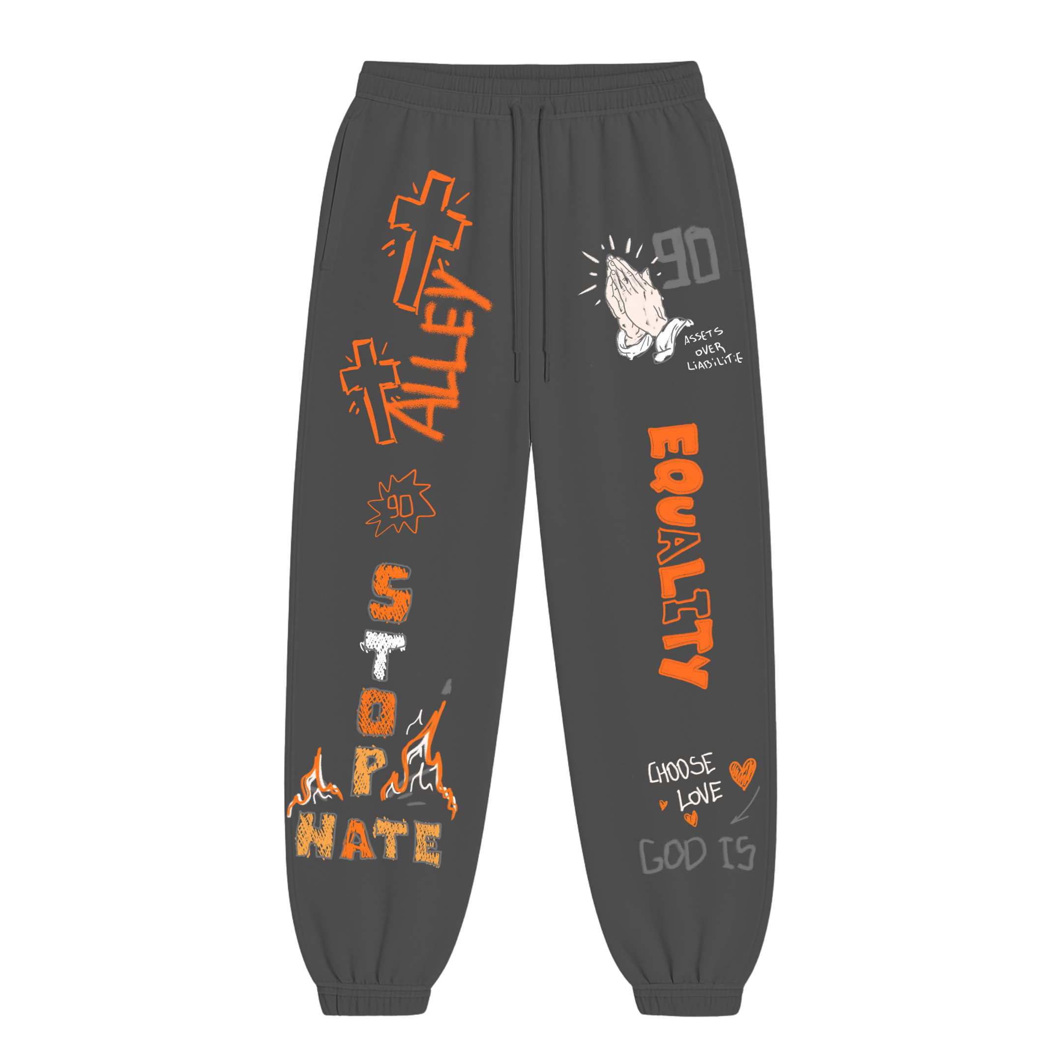 Assets Over Liabilities Ultra Heavy Sweats - Asphalt